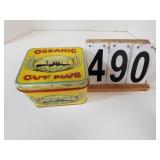 Oceanic Cut Plug Chewing Tobacco Tin