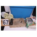 Blue Tote w/ Cookie Press ~ Salad Shooter ~