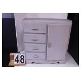 Wood Doll Wardrobe 21" X 19.5" X 7.5"