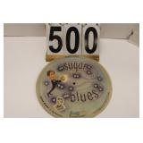 Sugar Blues Metal Sign 10"
