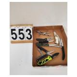 Flat Of Assorted Knives