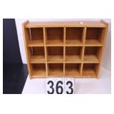 Wood Curio Shelf 19