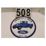 Ford Truck Metal Sign 12"
