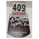 Three Stooges Metal Sign 14" X 10"