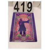 Janice Joplin Metal Sign 11.5" X 8.5"