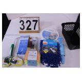 Small Basket W/ Pop Up Hamper - Sponges - Lint -