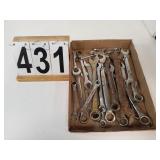 Flat W/ Assorted Wrenches No Snap On