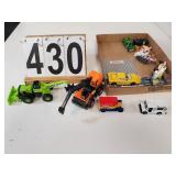 Flat Of Toys W/ Cars W/ 2 Tonkas