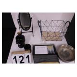 Wire Basket ~ Small Mirror ~ Dog Bowl ~