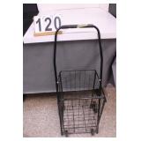 Small Folding Shopping Cart on Wheels
