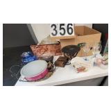 Box W/  Ceiling Light Cover - Glasses - Nesting Bo