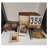 Box W/ VHS - Books - Flower Pot