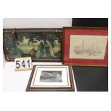 3 Pictures w/ Boats at The Dock