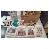 Box of Christmas Decor ~ Gift Boxes ~ Tins ~