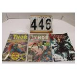 Three Thor Comic Books