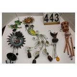 6 Wind Chimes w/ Frog