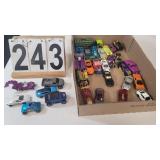 Flat Of Hot Wheels Cars W/ Volkswagon Beetle