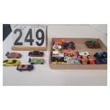 Flat Of Little Cars W/ Corvette