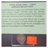 Civil War Indian Head Cent 1863