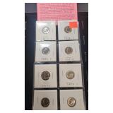 (8) Brilliant UNC Roosevelt Dimes  1970 P-