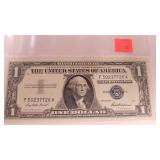 $1 Silver Certificate Series 1957 Blue Seal