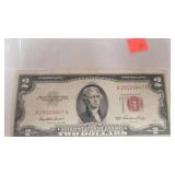 Two Dollar Bill Series 1953 Red Seal