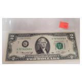 Two Dollar Bill Series 1976 Green Seal