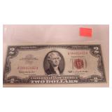 Two Dollar Bill Series 1963 Red Seal