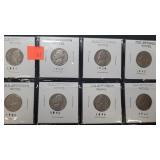 (8) Old Jefferson Nickel 1959 - 1949 - 1948 -
