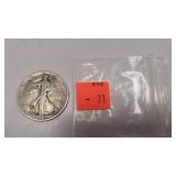 1941 D Walking Liberty Half Dollar