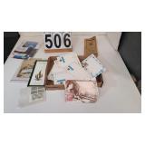 Flat W/ VTG Post Cards - Stamps