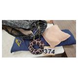 Bag Of Decorator Pillows Includes Long Pillow