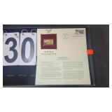 First Day Issue Gold Foil Stamp Replica WW2-