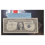 Old Silver Certificate 1957B