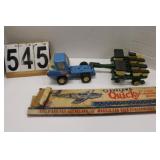 Box w/ Tonka Truck ~ John Deere Farm Toy ~