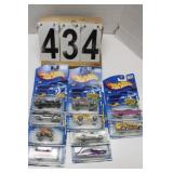 Flat of 10 Hot Wheels w/ 1159 Cadillac