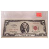 Two Dollar Bill Series 1963 Red Seal