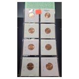 2009 Lincoln Cent Series  (8) Coins