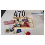 Flat W/ Button Pins - Match Books