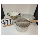 Whirly Popcorn Popper - Strainer - Pot -