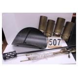 Candle Holder  - Log Holder - Fire Place Tools-