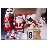 Box W/ Animated Holiday Decor - Holiday Bulbs -