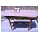 Hall Table 32"T X 49.5"W X 20"D