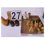 Flat w/ Chicken Salt & Pepper Shakers