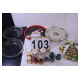 Pyrex Pie Pans ~ Plates ~ Salt & Pepper Shakers