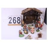 Flat w/ Nativity Set