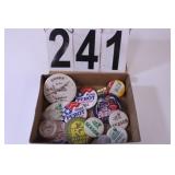 Flat W/ Political Pins