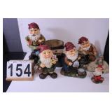 Group of Garden Gnomes