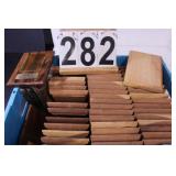 Blue Box w/ Plaques ~ Baseball Card Holders