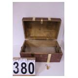 Treasure Chest W/ Pad Lock 8" X 15.5" X 9"